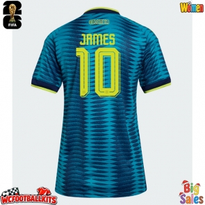Colombia James Rodriguez #10 Replica Away Stadium Shirt for Women World Cup 2026 Short Sleeve